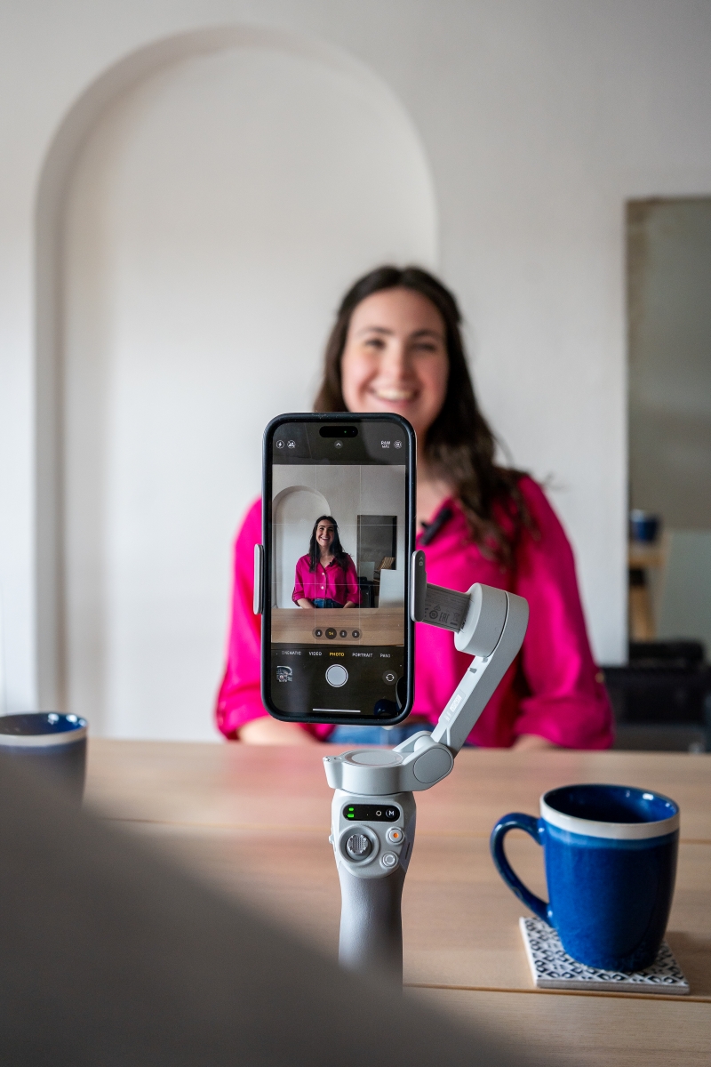 georgia marketing exec mobile with gimbal